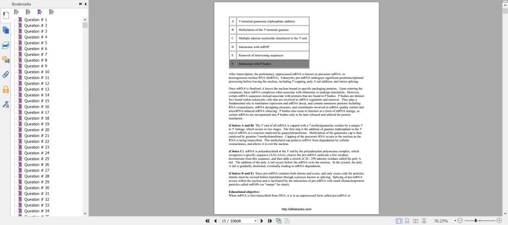 Uworld USMLE Step 1 Qbank 2021 – Random-wise version (Complete Questions + Explanations, Original HTML-converted PDF)