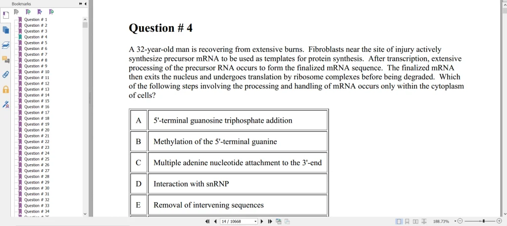 Uworld USMLE Step 1 Qbank 2021 – Random-wise version (Complete Questions + Explanations, Original HTML-converted PDF)