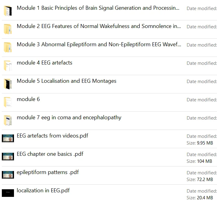 StudyEEGOnline 2020 (Videos + PDF + Quizzes) StudyEEGOnline 2020 (Videos + PDF + Quizzes)