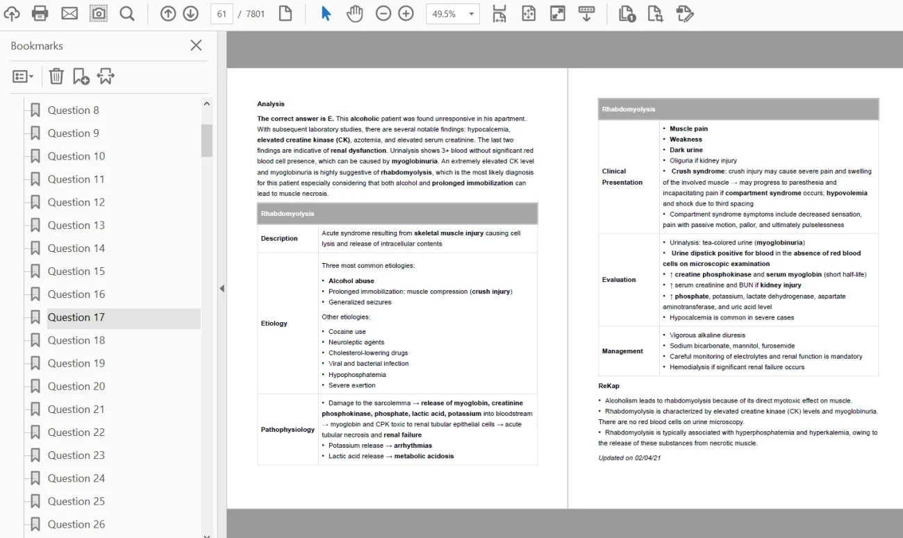 Kaplan USMLE Step 2 Qbank 2021 – Specialty-wise version (PDF) Kaplan USMLE Step 2 Qbank 2021 – Specialty-wise version (PDF)