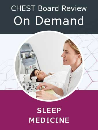 CHEST Board Review On Demand 2025 : Sleep Medicine (Videos+Audios+Pdfs+Pre and Post exams) CHEST Board Review On Demand 2025 : Sleep Medicine