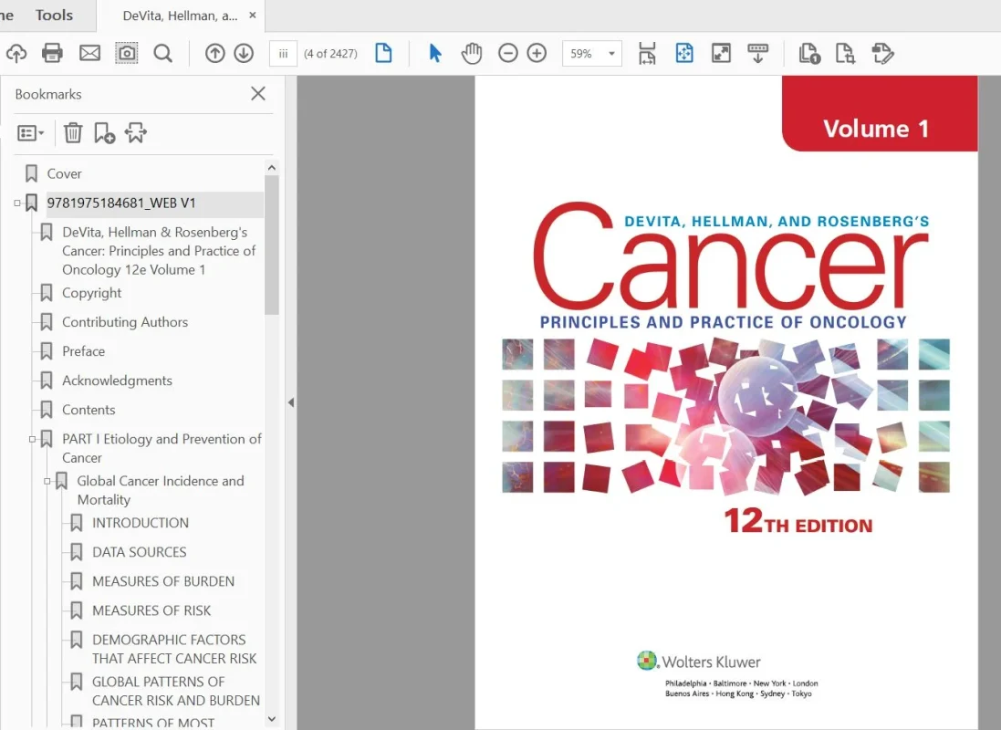 DeVita, Hellman, and Rosenberg’s Cancer: Principles & Practice of Oncology (Cancer Principles and Practice of Oncology), 12th Edition (Original PDF from Publisher) DeVita, Hellman, and Rosenberg’s Cancer: Principles & Practice of Oncology (Cancer Principles and Practice of Oncology), 12th Edition (Original PDF from Publisher)