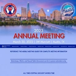 Congenital Cardiac Anesthesia Society Annual Meeting 2023