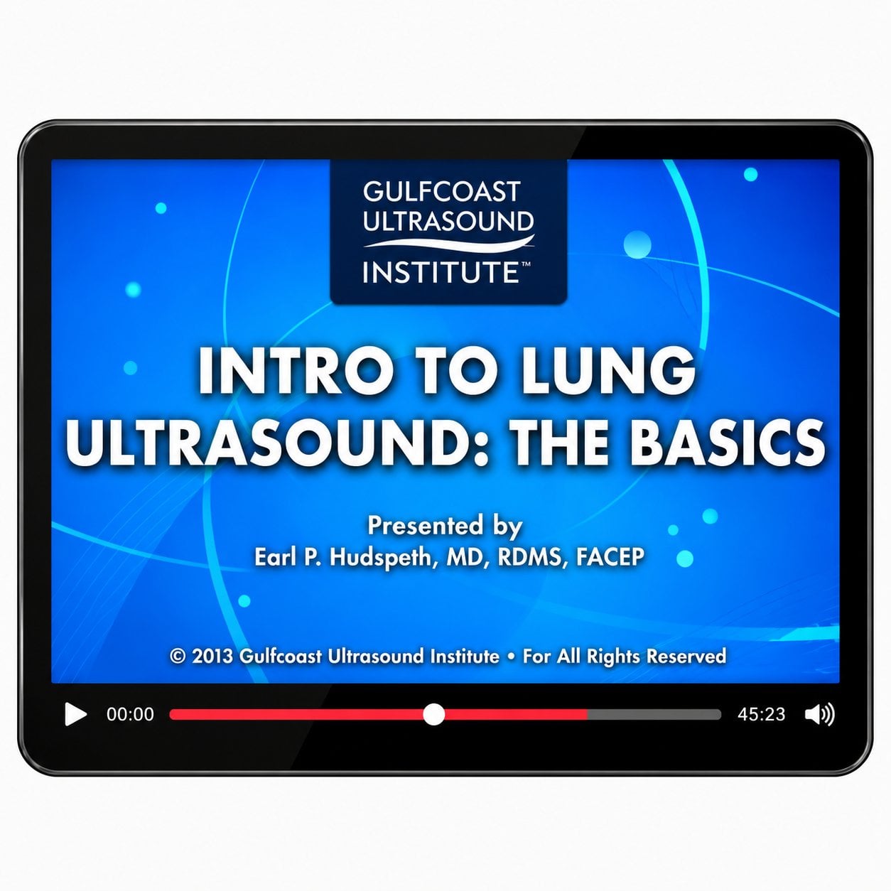 Gulfcoast Introduction to Lung Ultrasound: The Basics Gulfcoast Introduction to Lung Ultrasound: The Basics