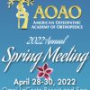 AOAO 62nd Annual Spring Meeting 2022 American Osteopathic Academy of Orthopedics 62nd Annual Spring Meeting 2022