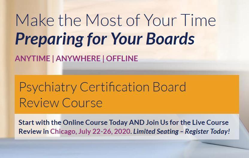 Psychiatry Certification Board Review Course 2020 (The Passmachine) Psychiatry Certification Board Review Course 2020 (The Passmachine) (Videos)