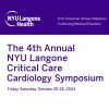 The 4th Annual NYU Langone Critical Care Cardiology Symposium 2024 (Videos)