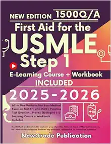 First Aid for the USMLE Step 1 2025-2026: All-in One Guide to Ace Your Medical Exam on First Try with 1500+ Practice Test Questions, Proven Strategies + E-Learning Course (EPUB + Converted PDF) First Aid for the USMLE Step 1 2025-2026