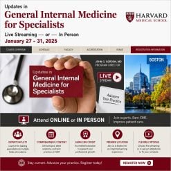 Harvard Updates in General Internal Medicine for Specialists 2025 (Videos + Slides)