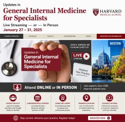 Harvard Updates in General Internal Medicine for Specialists 2025 (Videos + Slides)