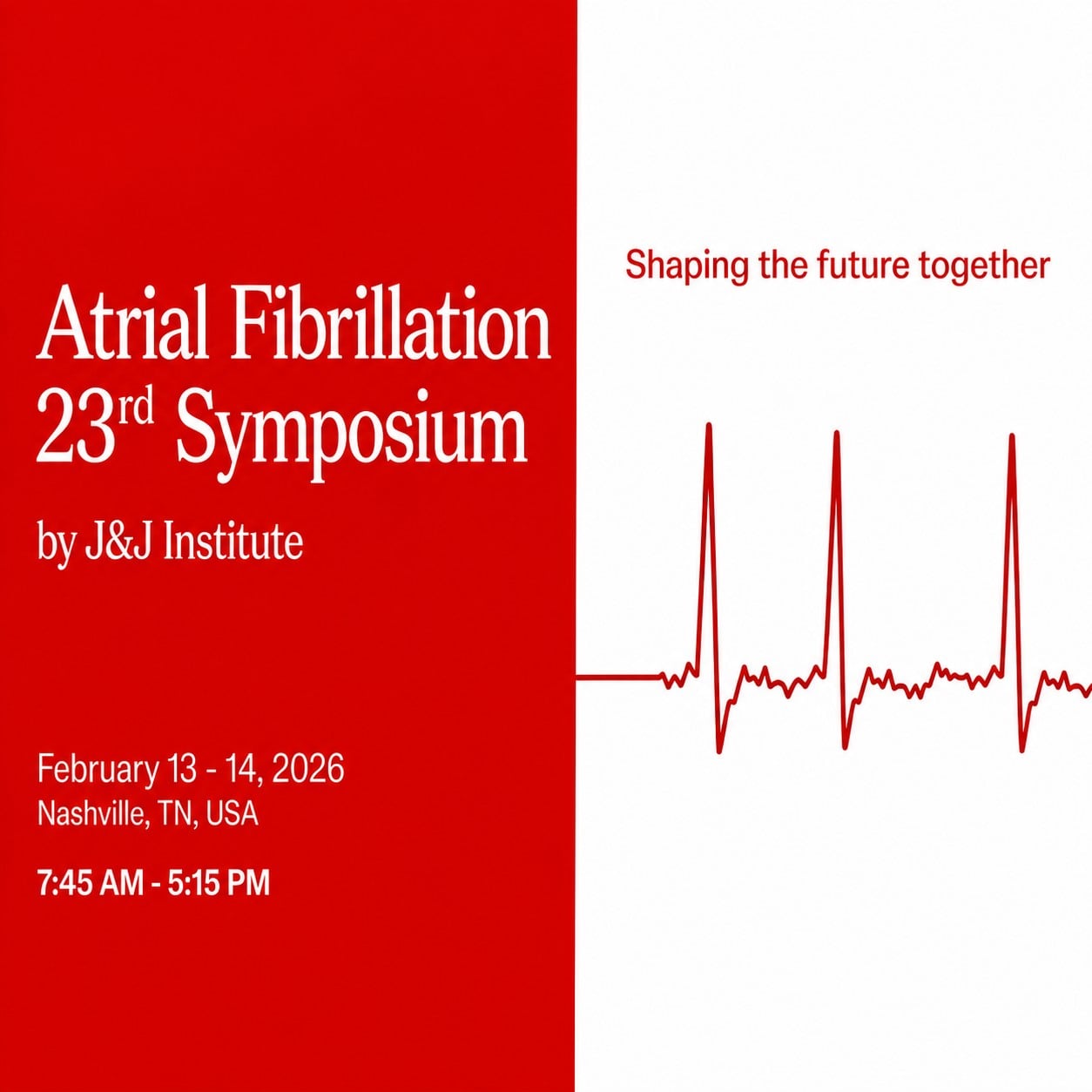 JnJInstitute Atrial Fibrillation 23rd Symposium 2025 JnJInstitute Atrial Fibrillation 23rd Symposium 2025