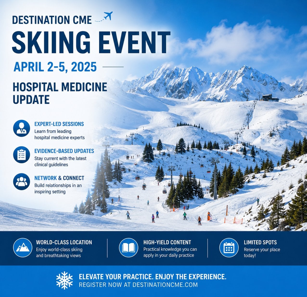 Hospital Medicine Update 2025 Destination CME – Skiing Event – April 2-5, 2025 Hospital Medicine Update 2025 Destination CME – Skiing Event – April 2-5, 2025