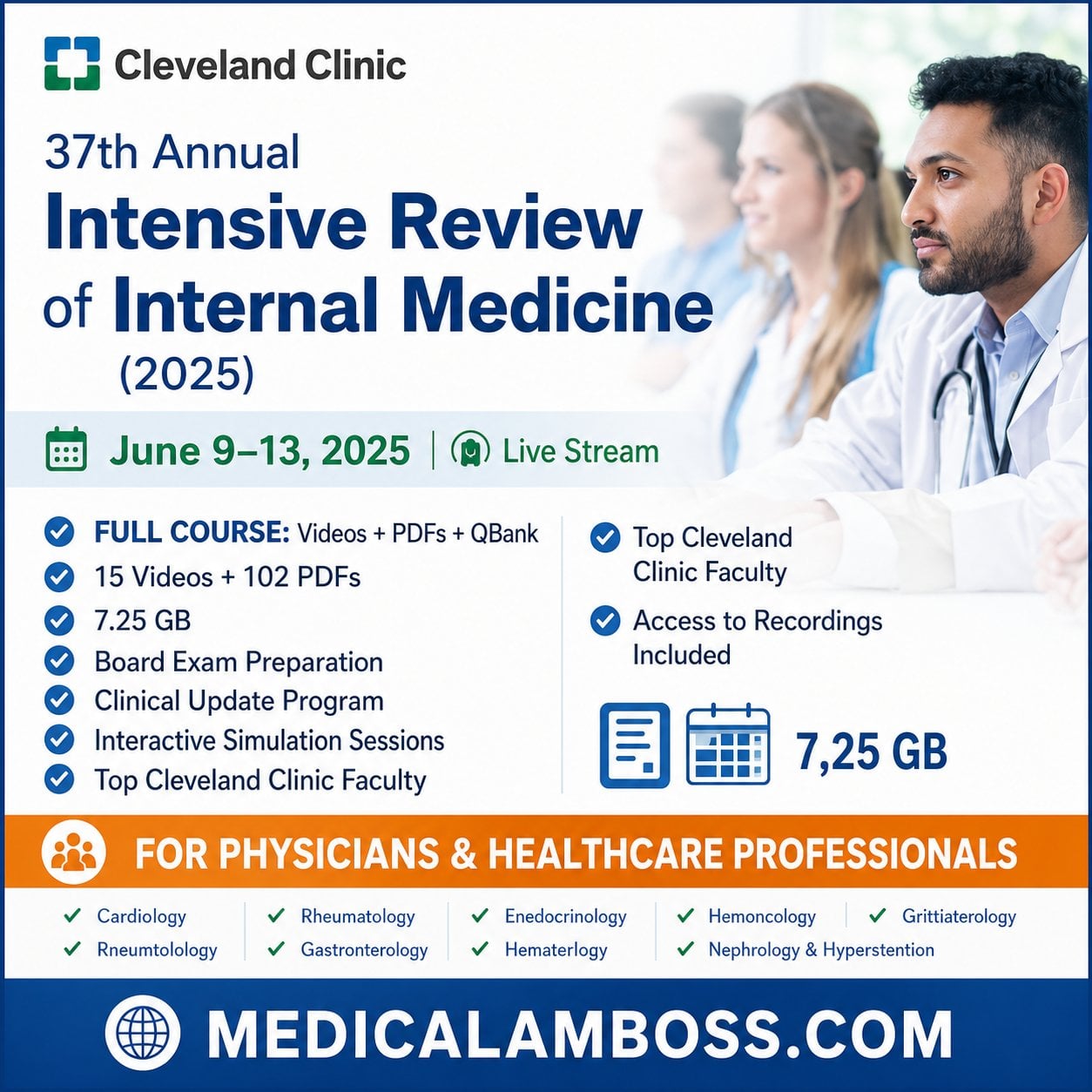 Cleveland Clinic 37th Annual Intensive Review of Internal Medicine 2025 Cleveland Clinic 37th Annual Intensive Review of Internal Medicine 2025