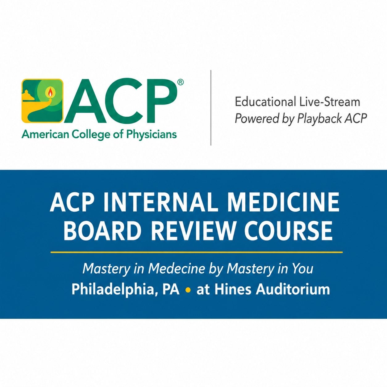 ACP Internal Medicine Board Review Course – July 2025 (Videos + Audios + Slides) ACP Internal Medicine Board Review Course – July 2025 (Videos + Audios + Slides)