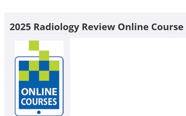 ARRS 2025 Radiology Review Online Course ARRS 2025 Radiology Review Online Course