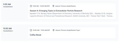 Canadian Society for Extracellular Vesicles Scientific Meeting 2025