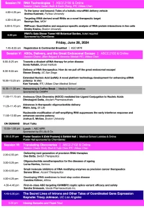 RNA Therapeutics Institute RNA Therapeutics From Concept to Clinic 2024 RNA Therapeutics Institute RNA Therapeutics From Concept to Clinic 2024