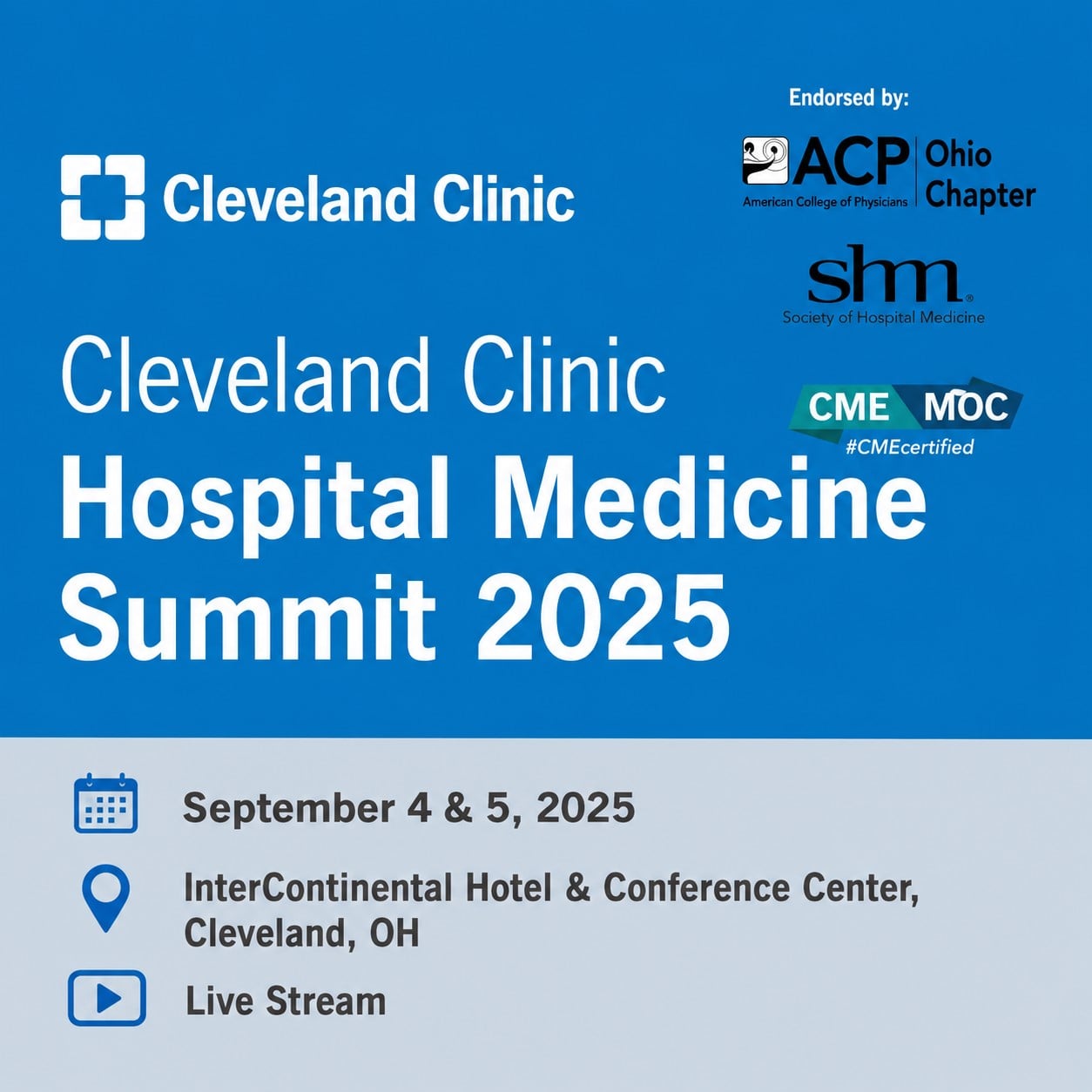 Cleveland Clinic Hospital Medicine 2025 Cleveland Clinic Hospital Medicine 2025