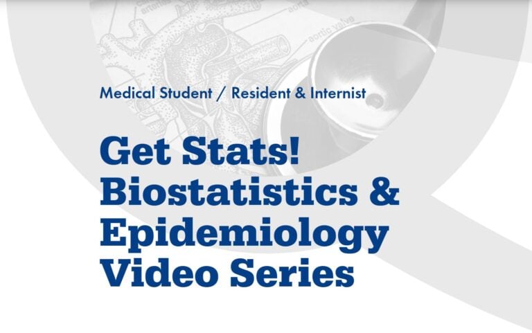 MedQuest | Get Stats! Biostatistics & Epidemiology Video Series (Videos) MedQuest Get Stats Biostatistics & Epidemiology Video Series (Videos)
