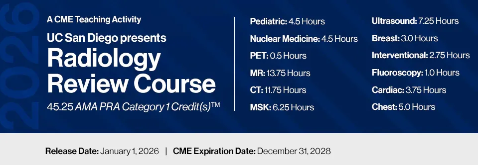 DocmedED 45th Annual Radiology Review Course 2026 DocmedED 45th Annual Radiology Review Course 2026