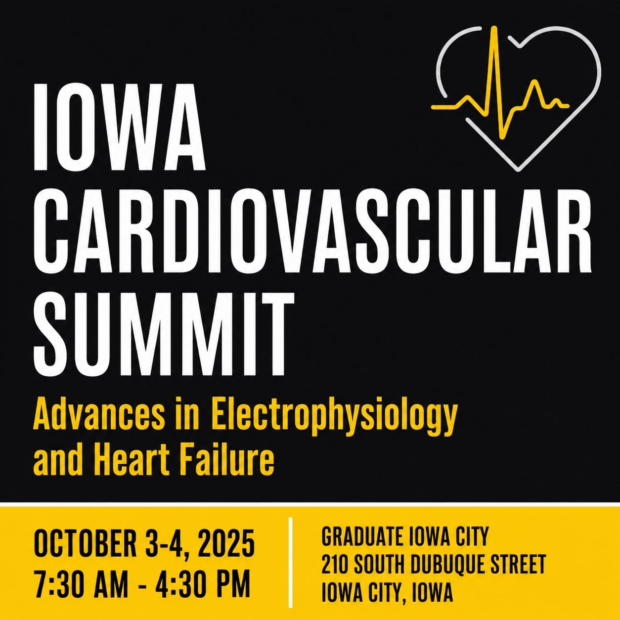 Iowa Carver College of Medicine Iowa Cardiovascular Summit 2025 Iowa Carver College of Medicine Iowa Cardiovascular Summit 2025
