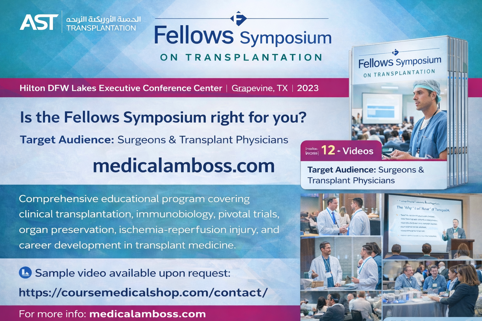 American Society of Transplantation Fellows Symposium on Transplantation 2023 American Society of Transplantation Fellows Symposium on Transplantation 2023