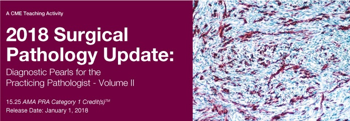 Surgical Pathology Update: Diagnostic Pearls for the Practicing Pathologist 2018 Surgical Pathology Update: Diagnostic Pearls for the Practicing Pathologist 2018