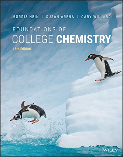 Foundations of College Chemistry, 16th Edition (Original PDF from Publisher) Foundations of College Chemistry, 16th Edition (Original PDF from Publisher)