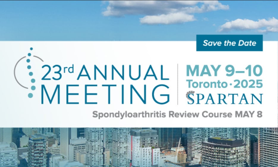 Spondyloarthritis Research and Treatment Network 23rd SPARTAN Annual Meeting 2025 Spondyloarthritis Research and Treatment Network 23rd SPARTAN Annual Meeting 2025