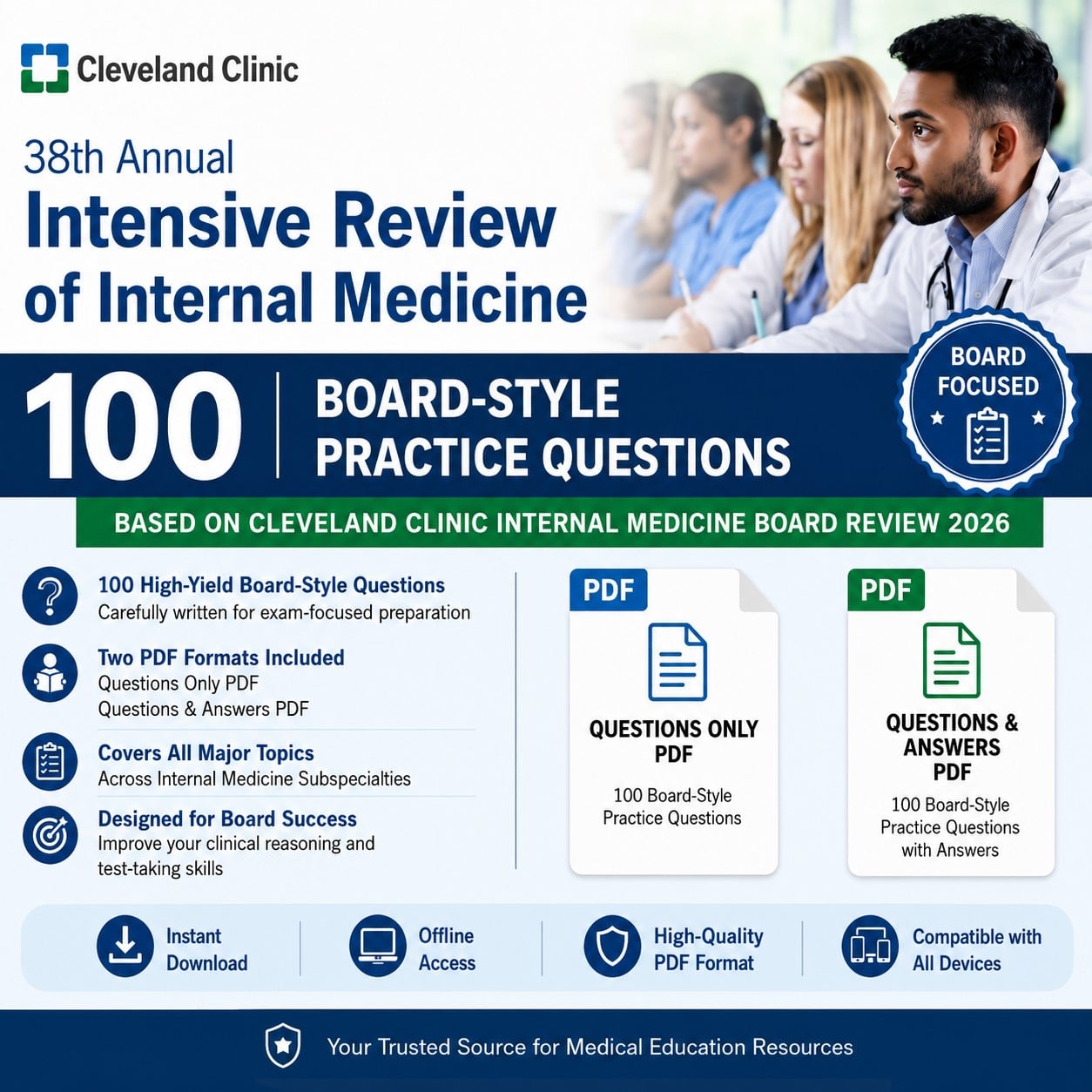 Cleveland Clinic Internal Medicine Board Style Question Bank 2026 Cleveland Clinic Internal Medicine Board Style Question Bank 2026