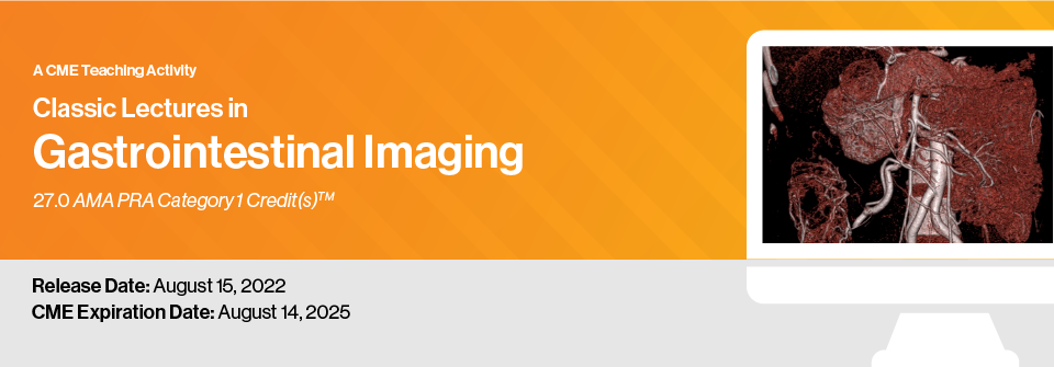 DocmedED 2022 Classic Lectures in Gastrointestinal Imaging with Pathology Correlation Radiology Only DocmedED 2022 Classic Lectures in Gastrointestinal Imaging with Pathology Correlation Radiology Only